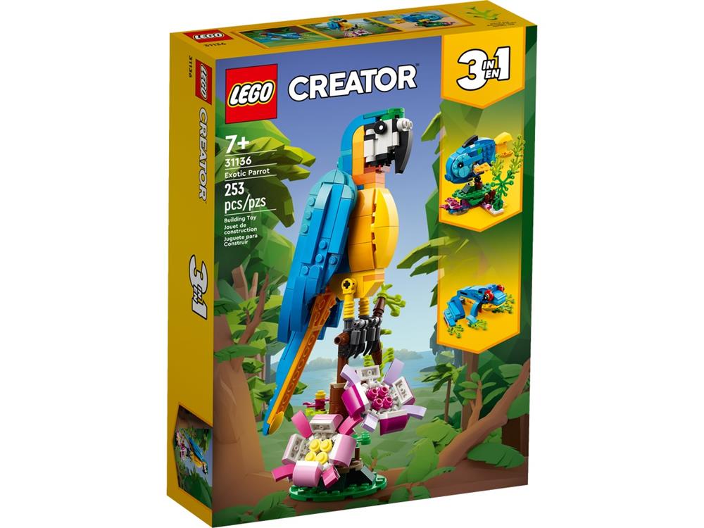 LEGO Creator 31136 – Pappagallo Esotico