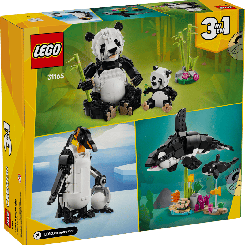 LEGO Creator 31165 Animali Selvatici: Famiglia di Panda