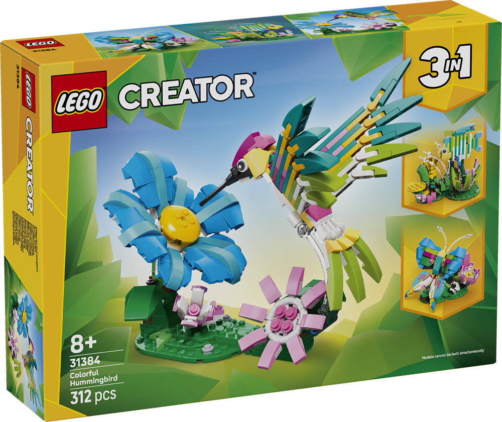 LEGO Creator 31384 Animali Selvatici: Colibrì Variopinto