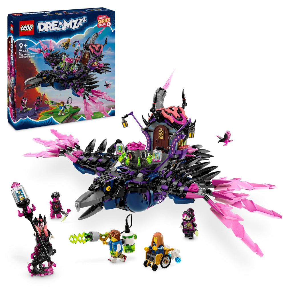 LEGO Dreamzzz 71478 Il Corvo di Mezzanotte della Mai-Strega