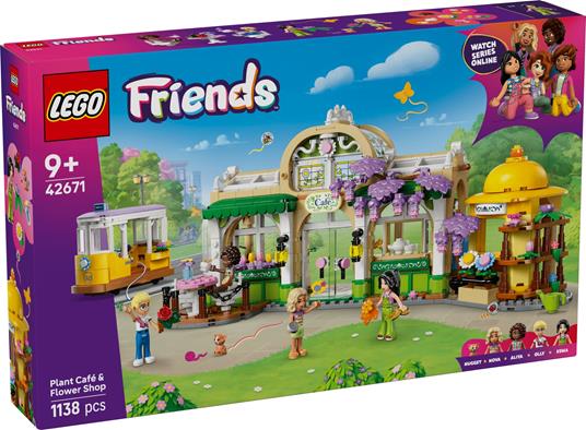 LEGO Friends 42671 Caffè delle Piante e Negozio di Fiori