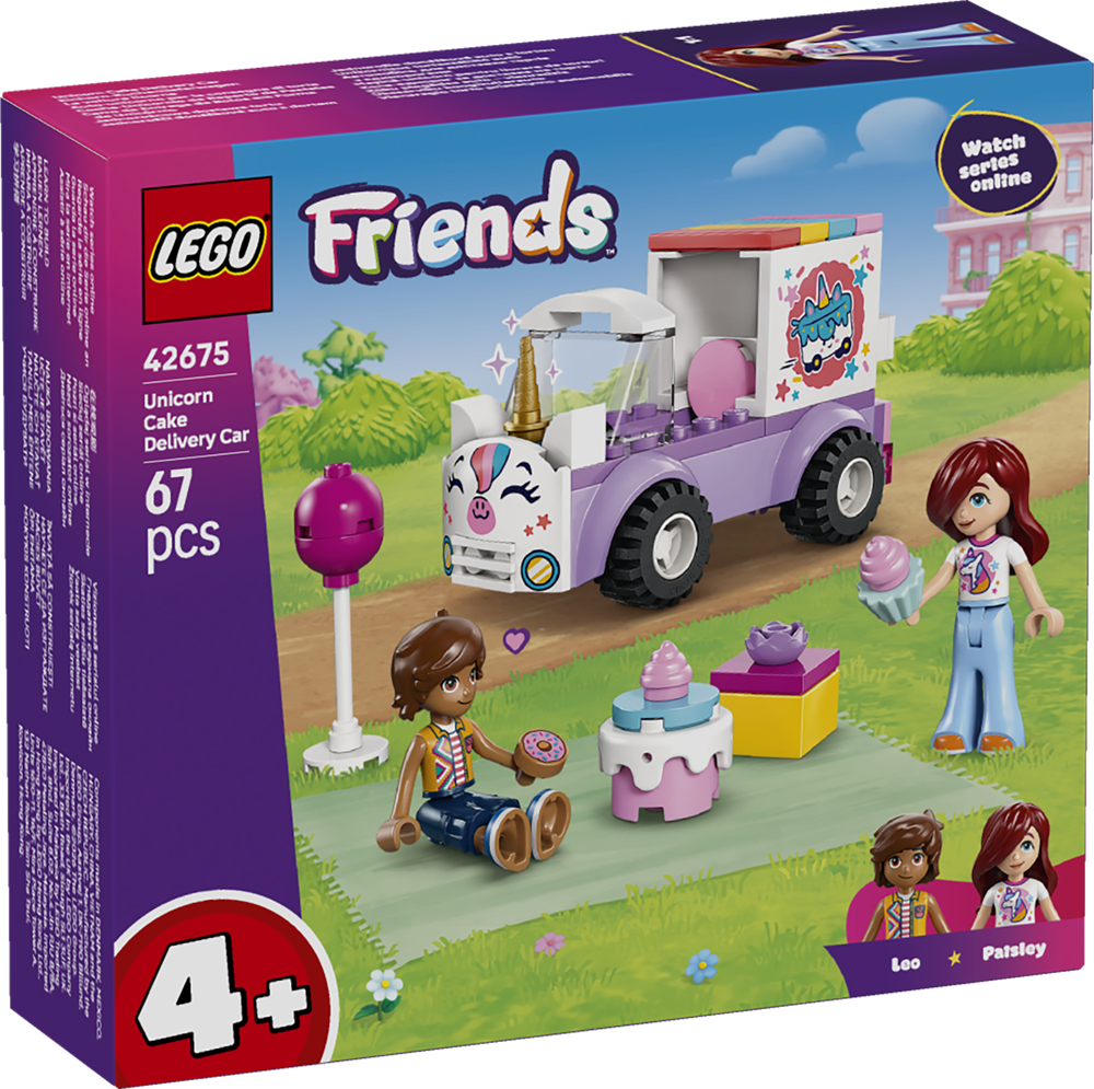 LEGO Friends 42675 Auto Unicorno per la Consegna di Torte