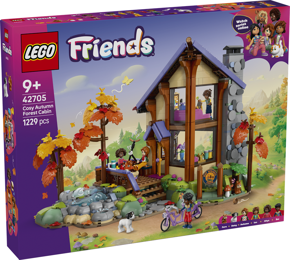 LEGO Friends 42705 Baita nella Foresta Autunnale