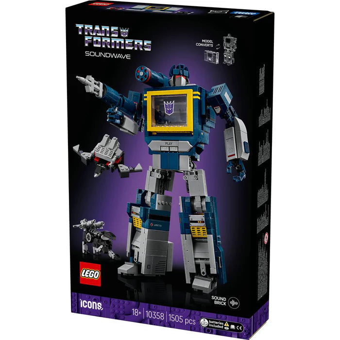 LEGO Icons 10358 Transformer Soundwave