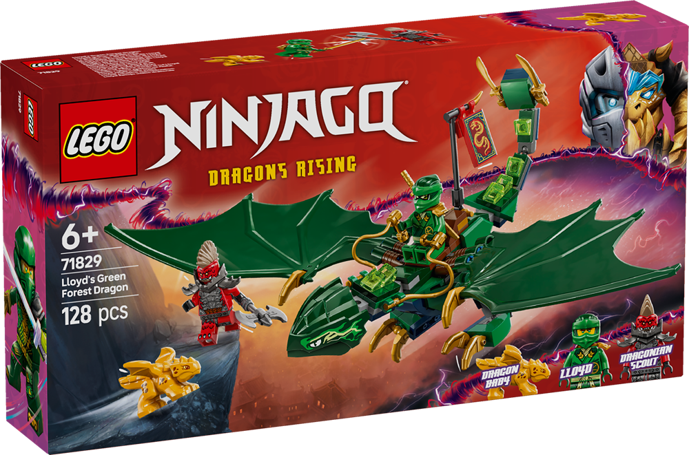 LEGO Ninjago 71829 Drago della Foresta Verde di Lloyd
