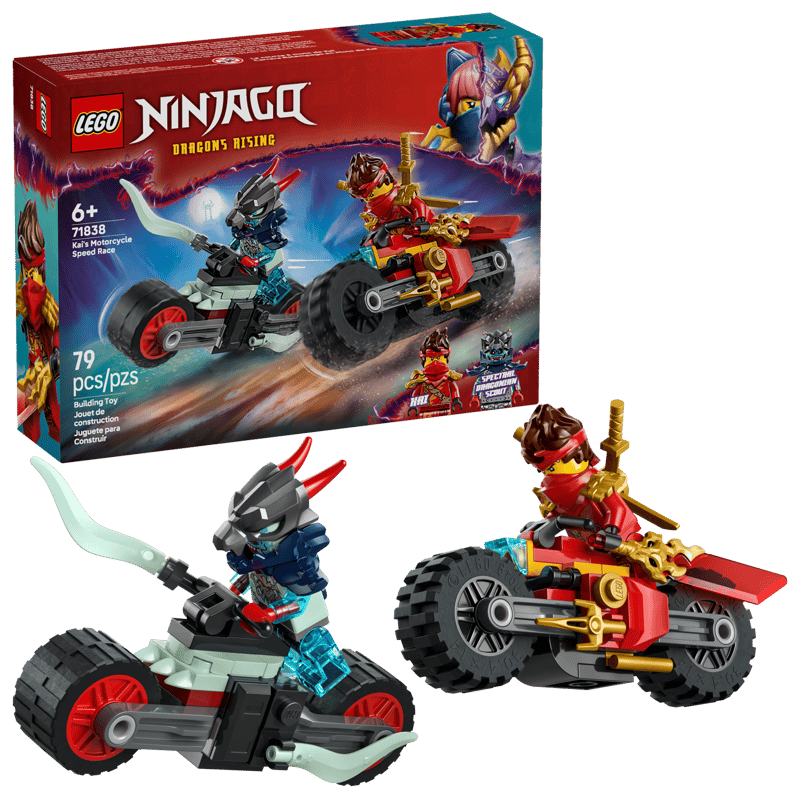 LEGO Ninjago 71838 Gara di Velocità sulla Moto di Kai