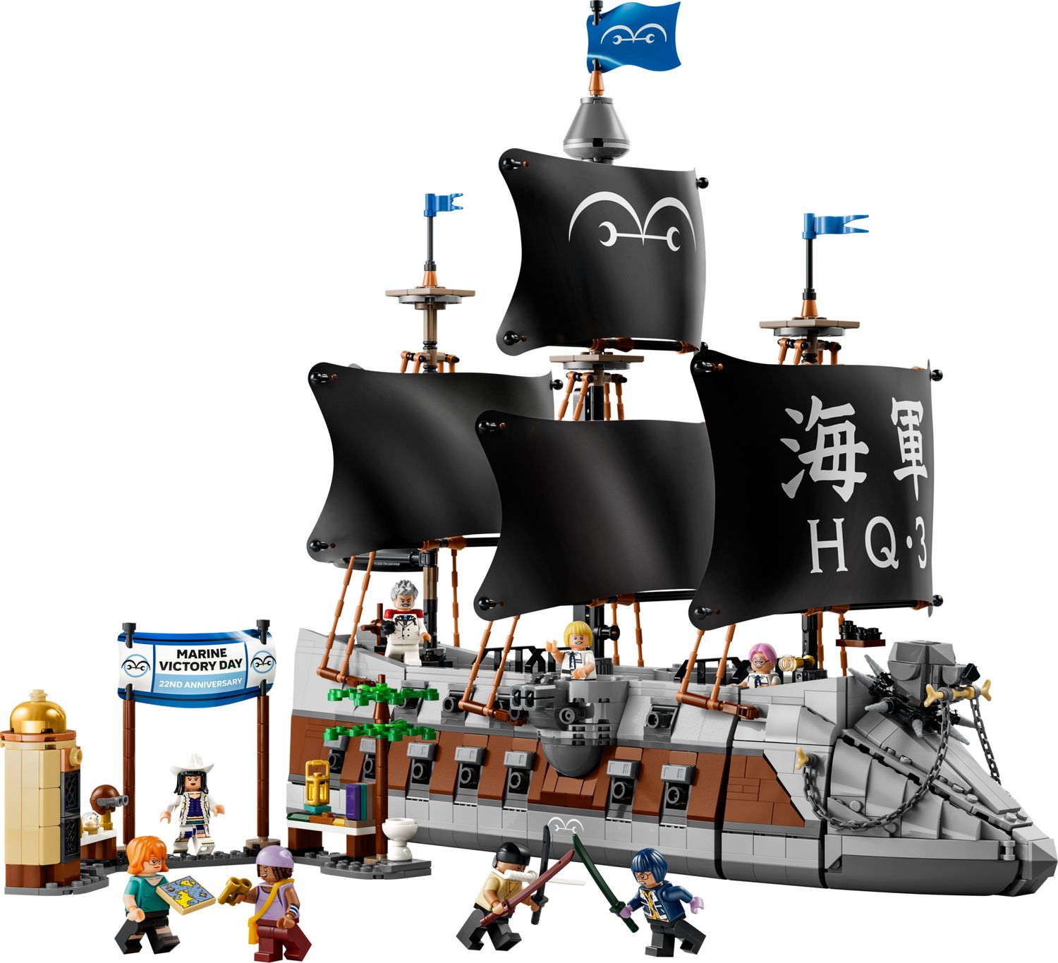 LEGO One Piece 75646 La Nave da Guerra di Garp