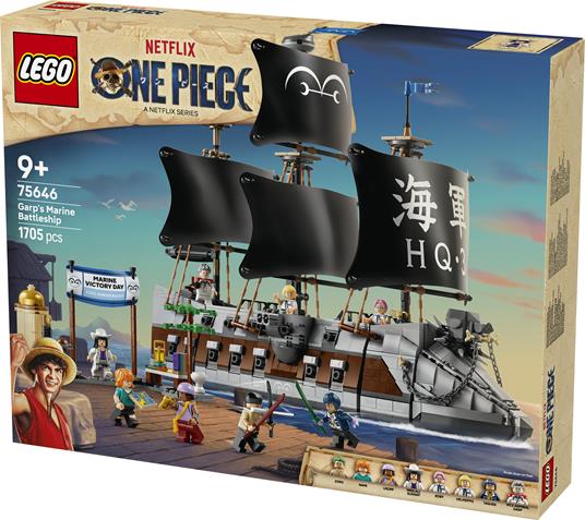 LEGO One Piece 75646 La Nave da Guerra di Garp