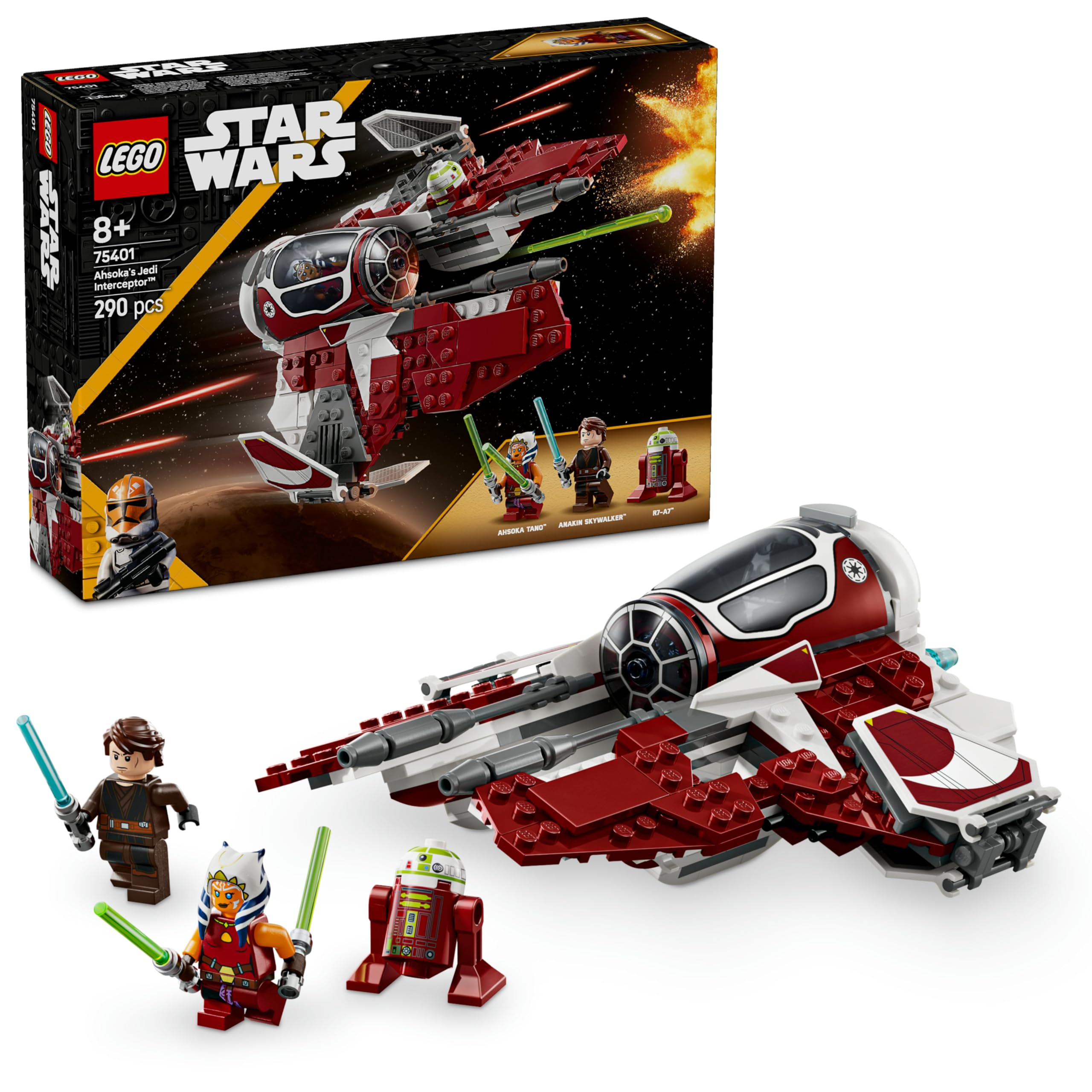 LEGO Star Wars 75401 Jedi Interceptor di Ahsoka