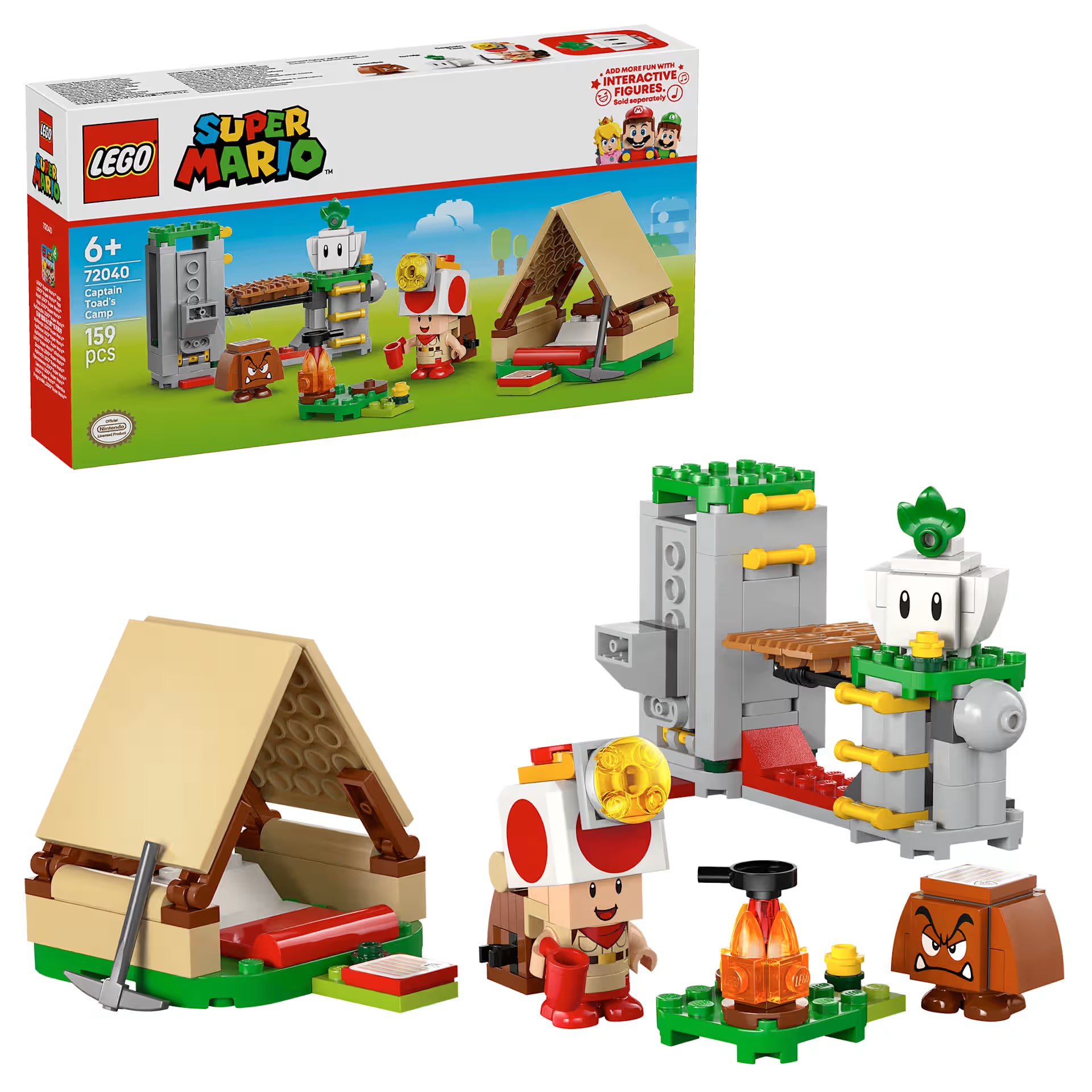 LEGO Super Mario 72040 Campeggio con Capitan Toad