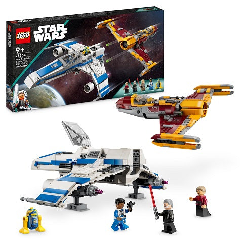 LEGO Star Wars 75364 – E Wing della Nuova Repubblica vs Starfighter di Shin Hati
