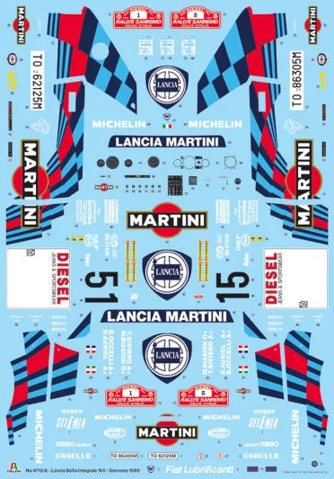 LANCIA DELTA HF INTEGRALE 16V SANREMO 1989
