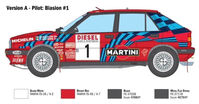 LANCIA DELTA HF INTEGRALE 16V SANREMO 1989