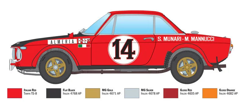 Lancia Fulvia HF Rally Monte Carlo 1972