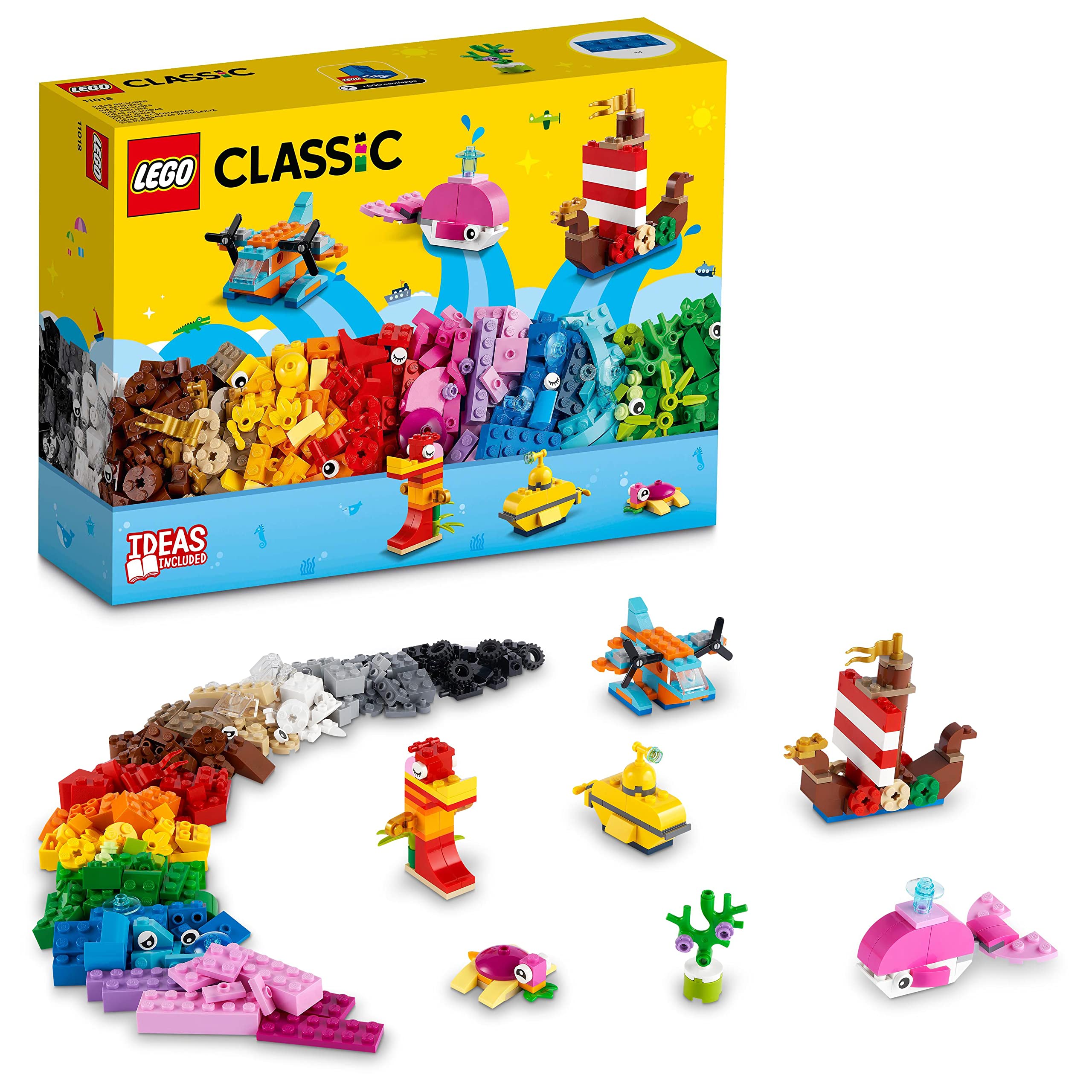 Lego Classic 11018 Ideas divertimento creativo sull'oceano