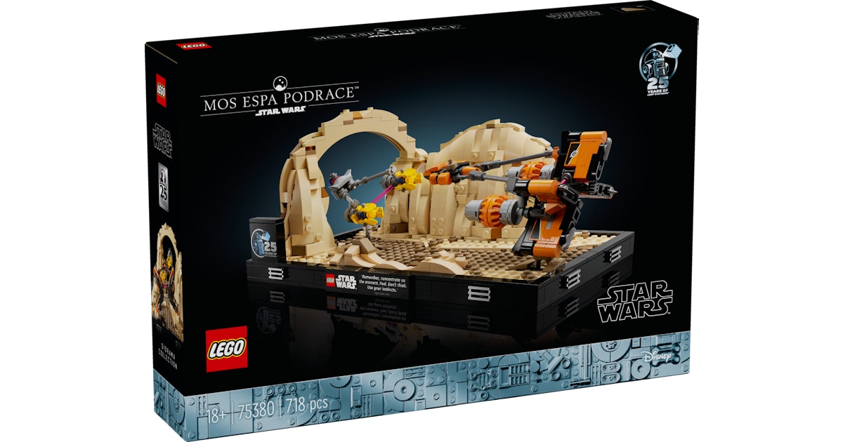Lego Star Wars 75380 Diorama Gara degli Sgusci