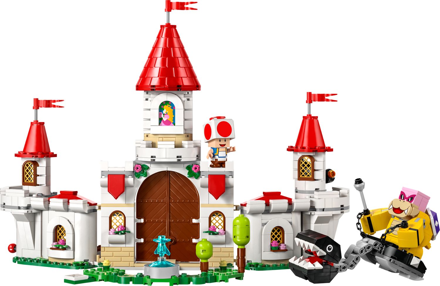 Lego Super Mario Battle with Roy at Peach's Castle