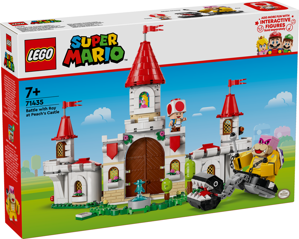 Lego Super Mario Battle with Roy at Peach's Castle