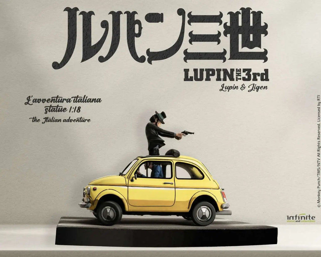 Lupin 3rd The Italian Adventure Lupin Jigen 1/18 Statue