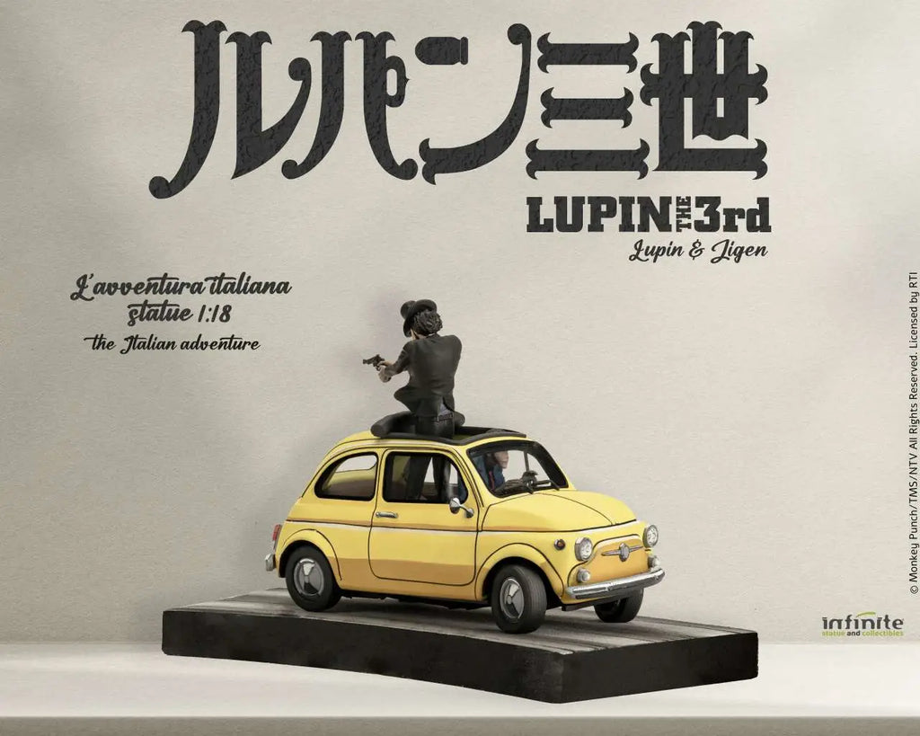 Lupin 3rd The Italian Adventure Lupin Jigen 1/18 Statue