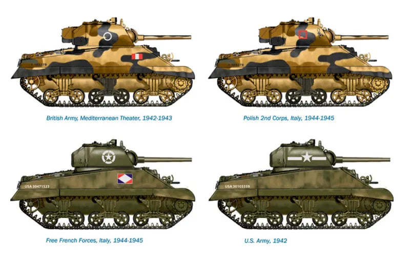 M4A2 Sherman III fast assembly