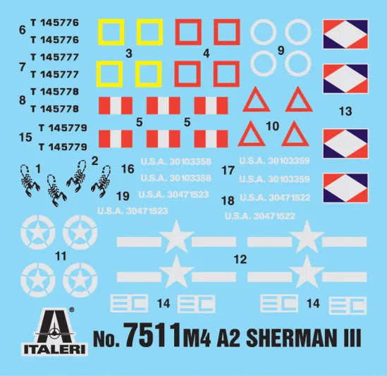 M4A2 Sherman III fast assembly