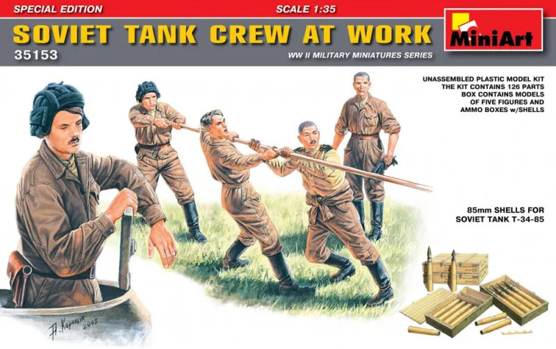 Soviet Tank Crew at Work. Special Edition