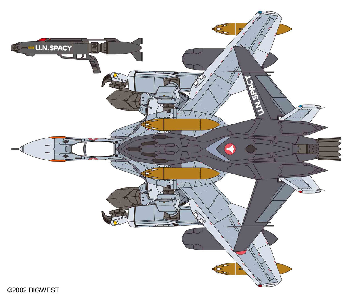 Macross Zero Vf-0a Gerwalk With Ghost