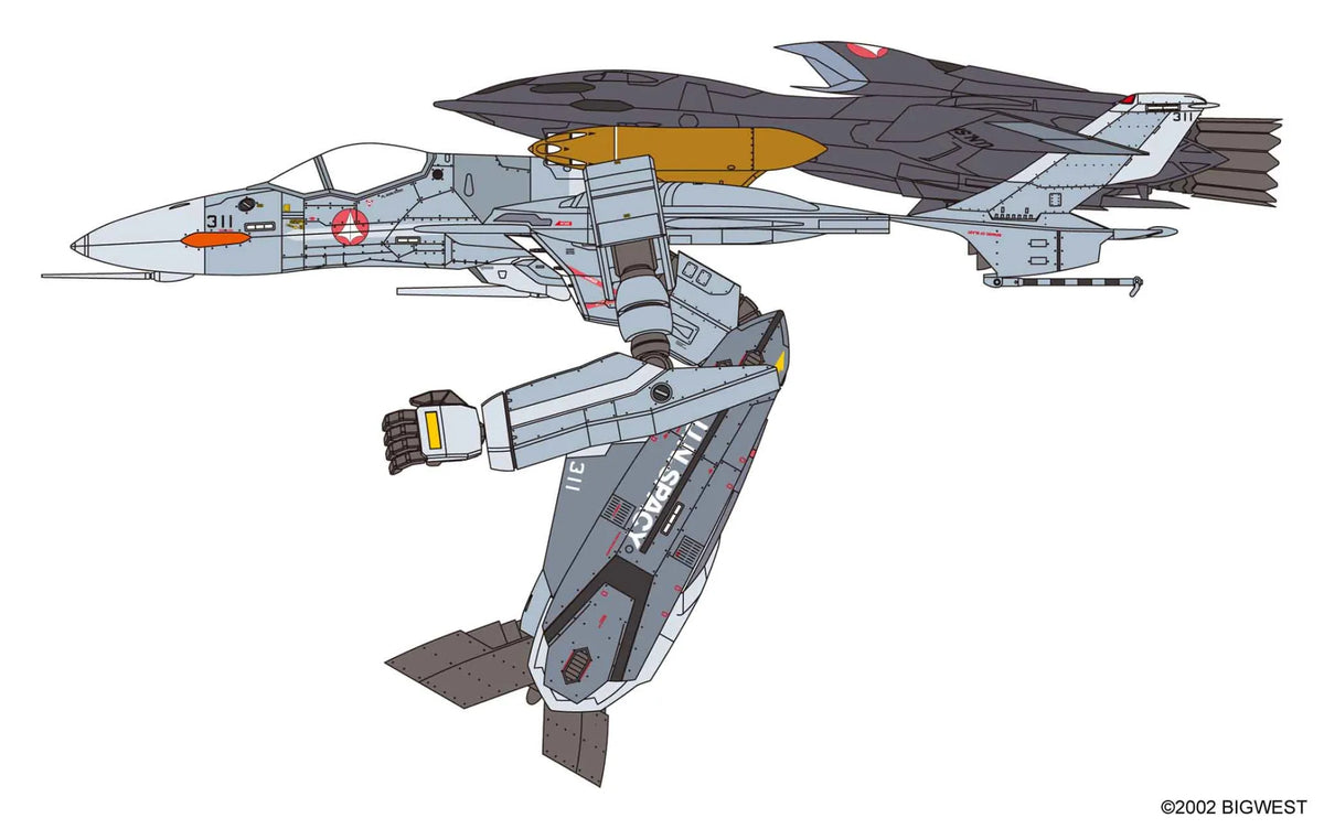 Macross Zero Vf-0a Gerwalk With Ghost