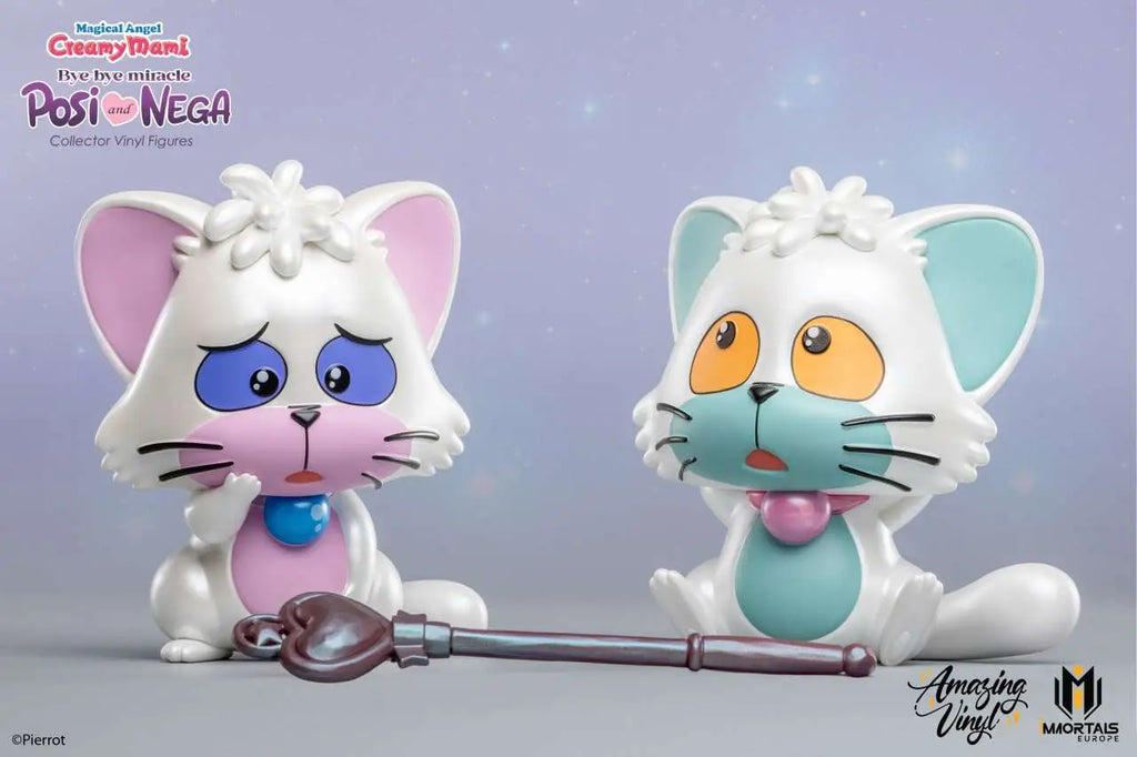 Magical Angel Creamy Mami Posi And Nega Bye Bye Miracle Vinyl Pearl Exclusive Figures