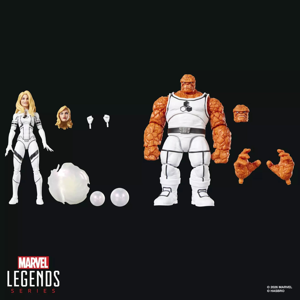 Marvel Legends Future Foundation The Thing And Invisible Woman Action Figures