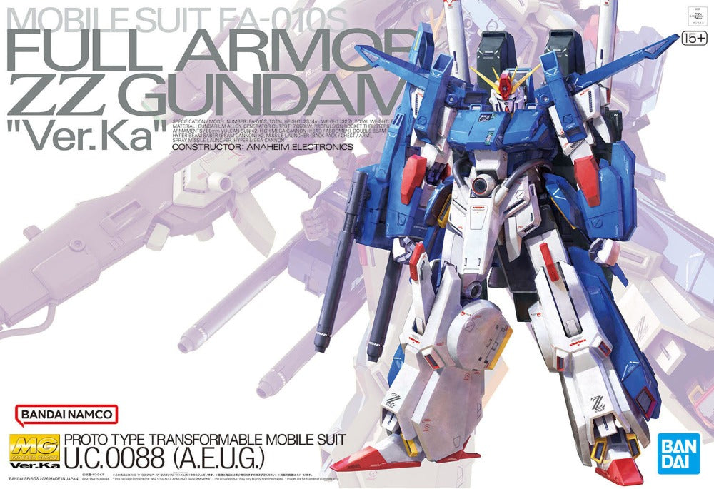 Mg Gundam Zz Full Armor Ver Ka