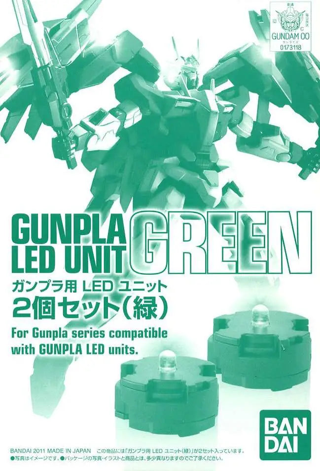 MG Led unit set green Bandai
