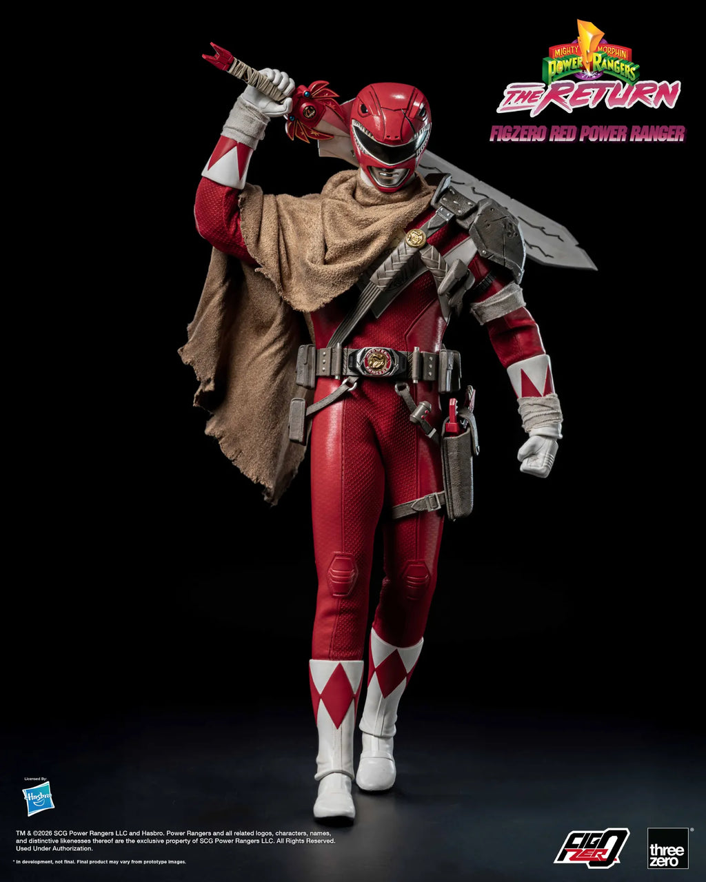 Mighty Morphin Power Rangers The Return Red Power Ranger 1/6 Action Figure