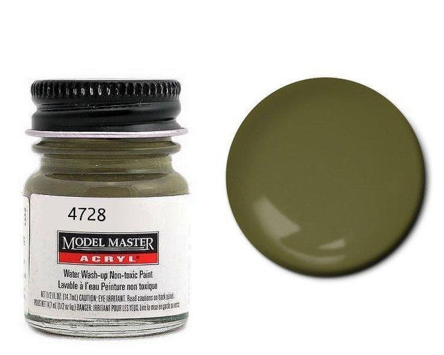 Model Master Acrylic Olive Drab 4728