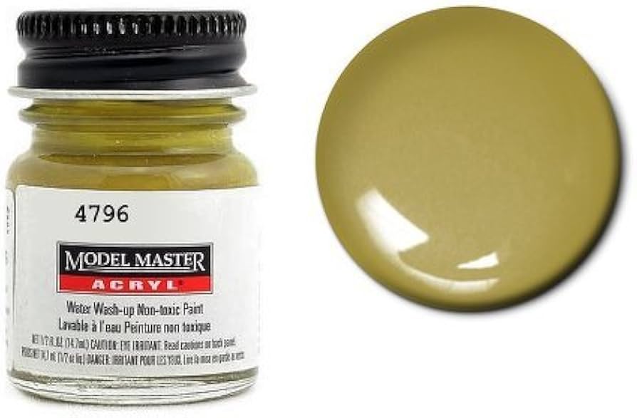 Model Master Acrylic Panzer Dunkelgelb 1943 (Flat Dark Yellow)
