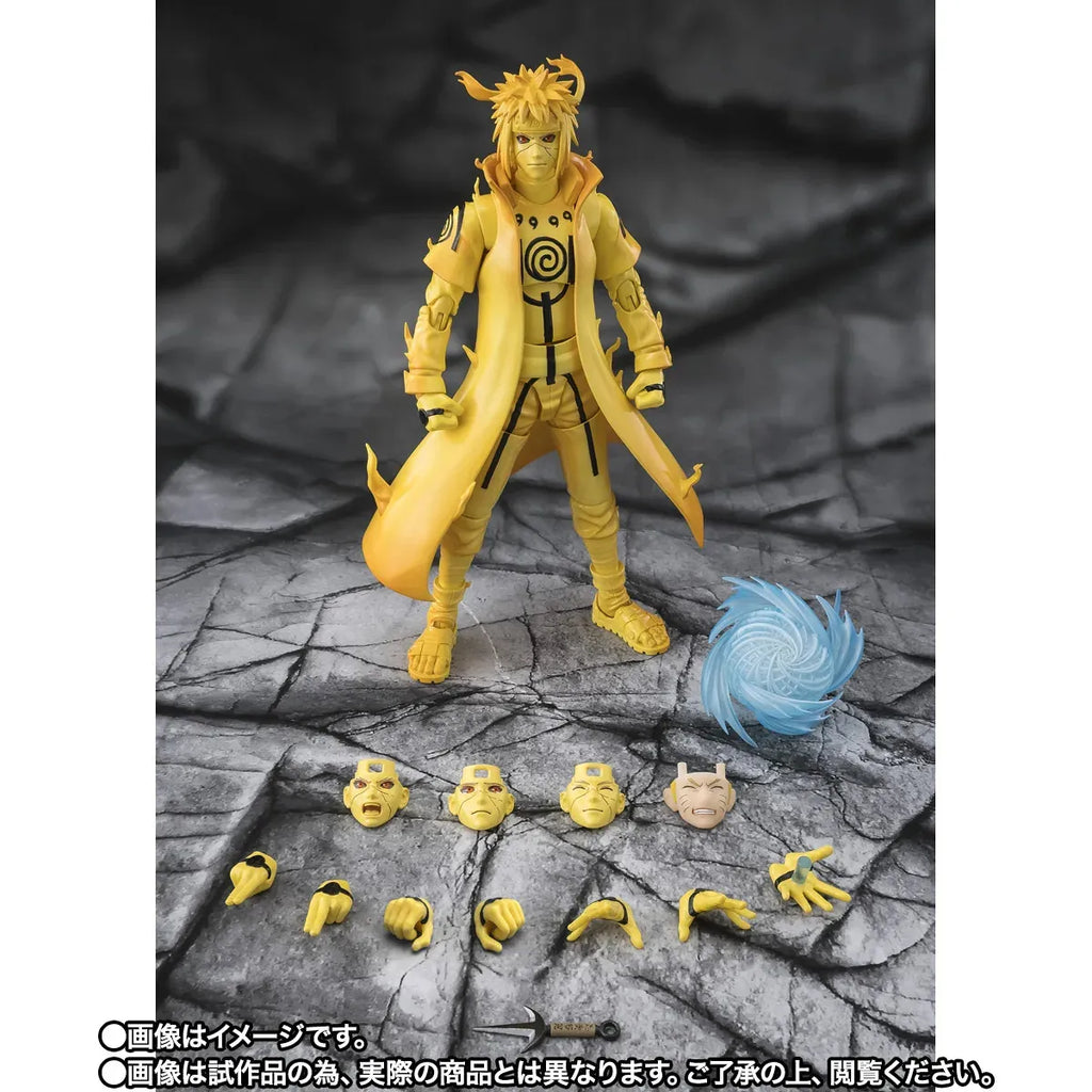 Naruto Minato Namikaze Kurama Link Bond Of Light S.h.figuarts