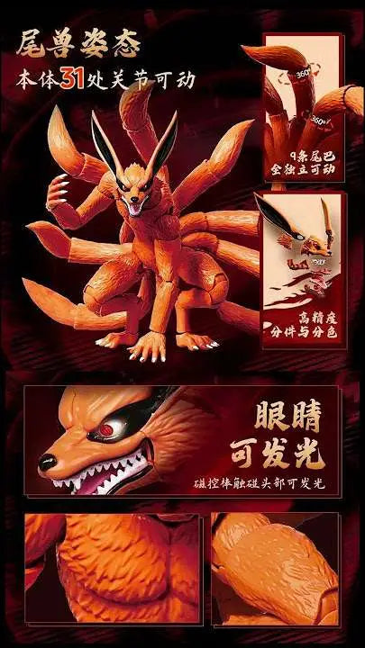 Naruto Shippuden Kurama Nine Tails Action Edition 01 Model Kit