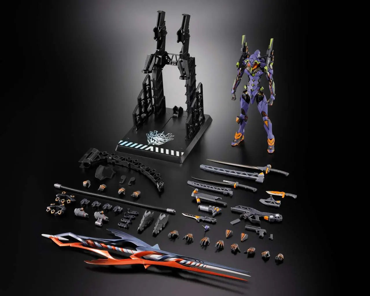 Neon Genesis Evangelion Test Type-01 Metal Build 30th With The Spear Of Gaius
