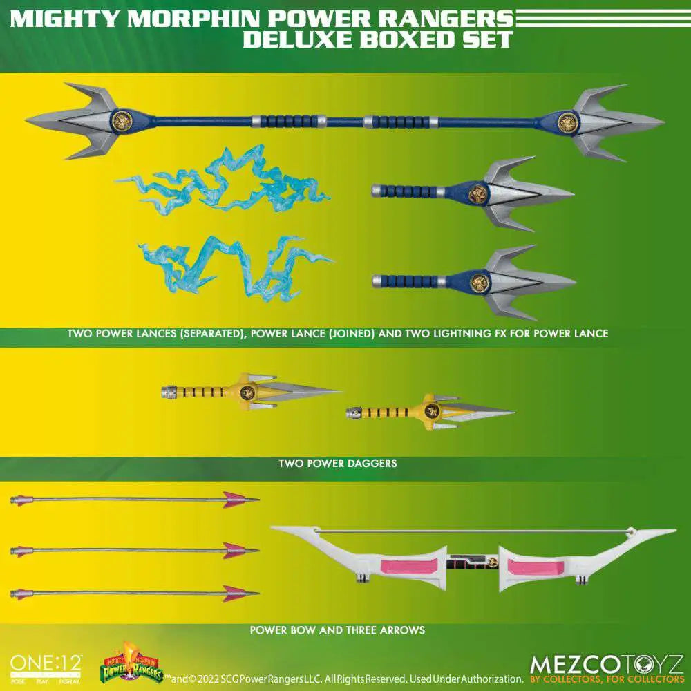 One12collective Mm Power Rangers Dlx Set