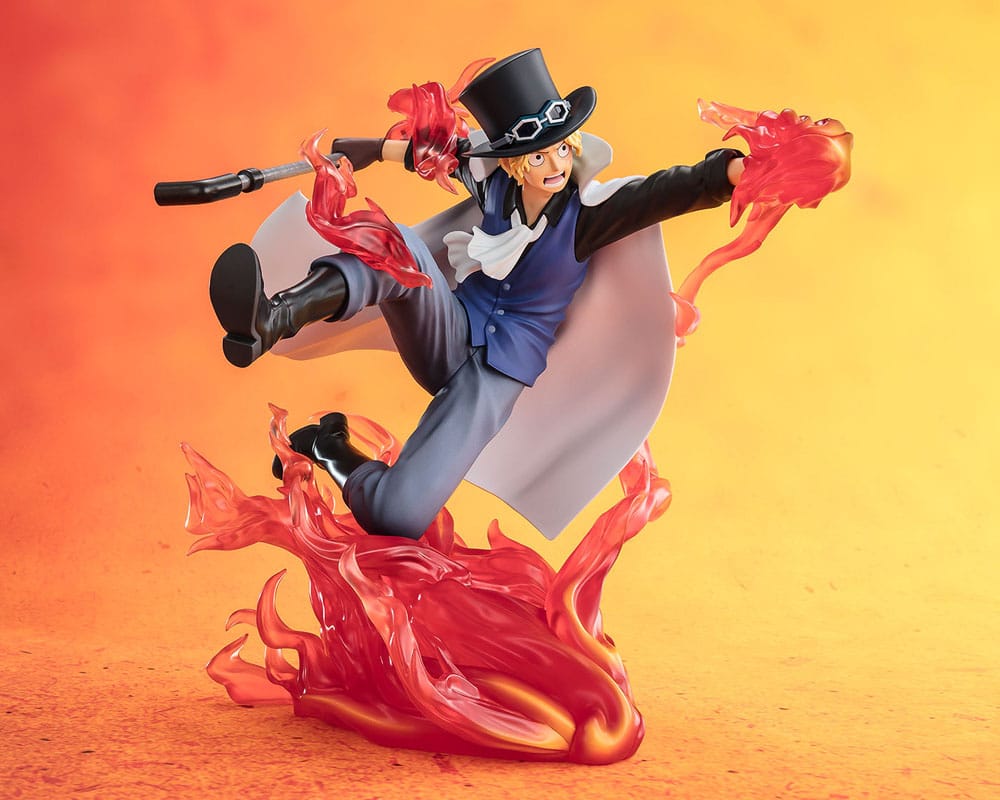 One Piece Figuarts ZERO Extra Battle PVC Statue Sabo Fire Fist Rook Check