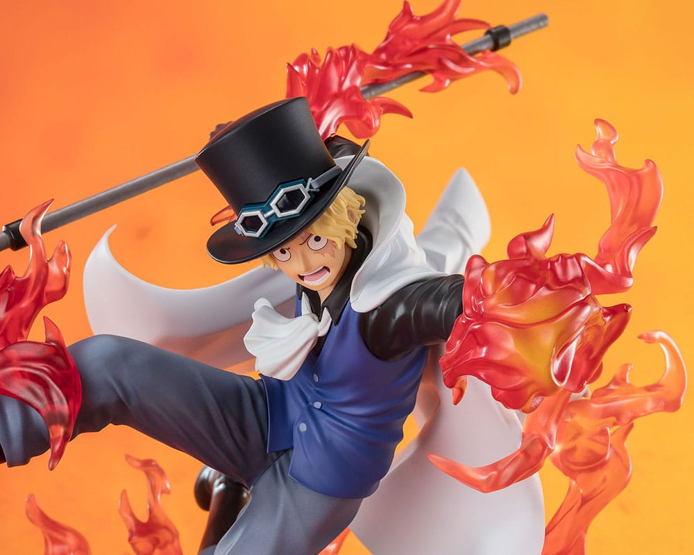 One Piece Figuarts ZERO Extra Battle PVC Statue Sabo Fire Fist Rook Check