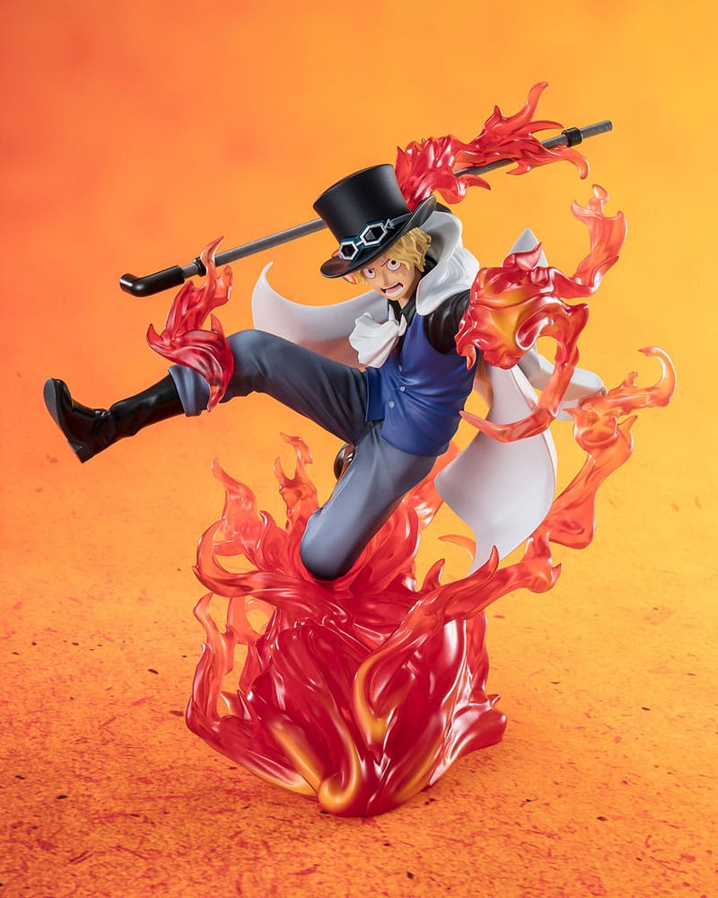 One Piece Figuarts ZERO Extra Battle PVC Statue Sabo Fire Fist Rook Check