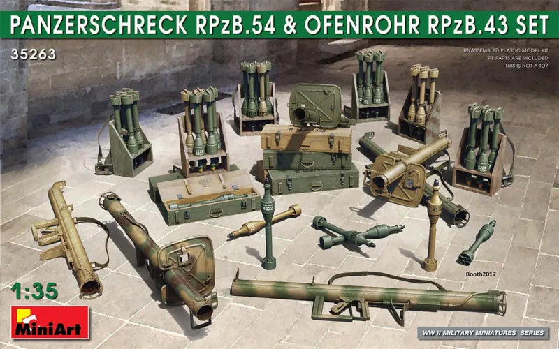 PANZERSCHRECK RPZB.54 OFENROHR RPZB.43 SET