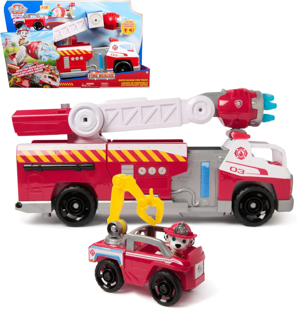 PAW PATROL Fire Rescue Camion Pompieri Deluxe