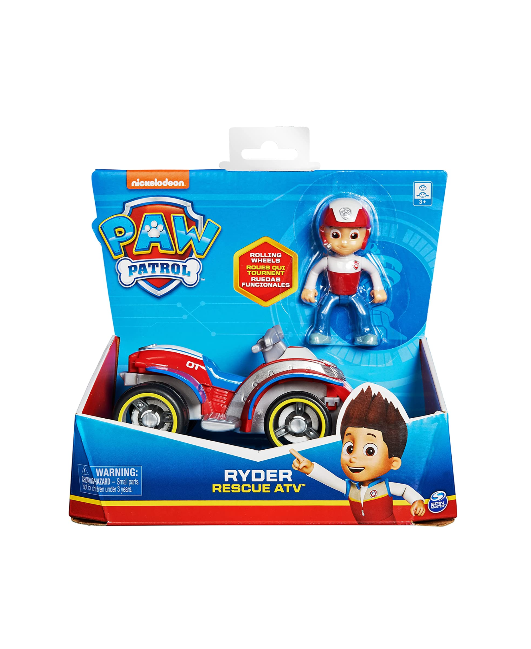 PAW Patrol, quad di salvataggio di Ryder con personaggio da collezione