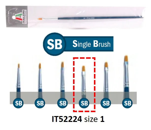 Brush Synthetic Flat 1