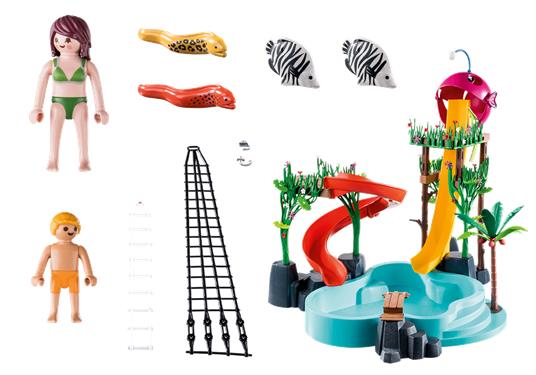PLAYMOBIL 70609 – Parco Acquatico con Scivoli