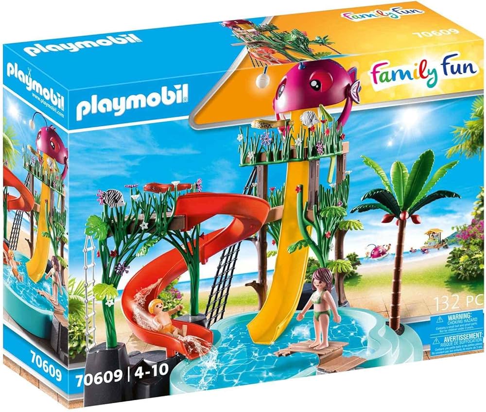 PLAYMOBIL 70609 – Parco Acquatico con Scivoli