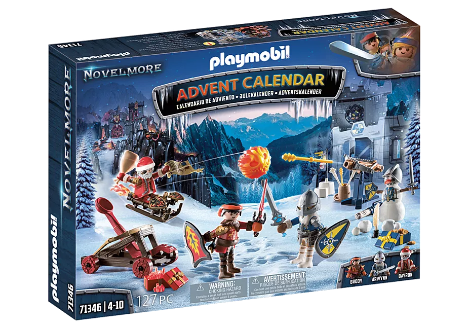 PLAYMOBIL Calendario dell’Avvento 71346 Novelmore Battaglia nella Neve